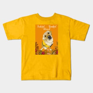 Puppy-In-Training Thanksgiving Kids T-Shirt